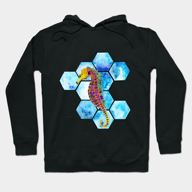 Hex Seahorse Hoodie by mpflies2